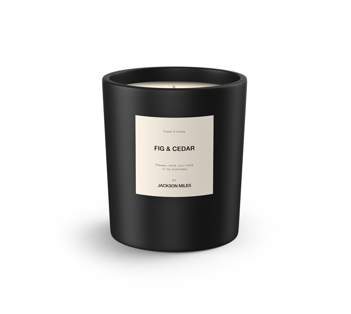 Jackson Miles Fresh Fig & Cedar 300ml Soy Wax Candle